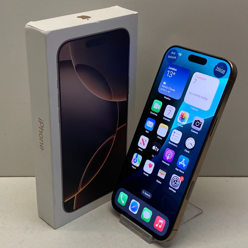 Pre-owned Apple iPhone 16 Pro Max Unlocked Model A3296 256GB in Desert ...